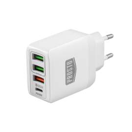 Univerzalni brzi punjač 1xQC+2xUSB+1xPD TYPE-C