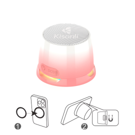 Bluetooth zvucnik Kisonli C100 roze