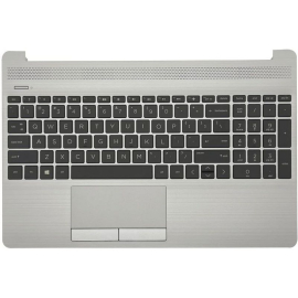 Palmrest (C Cover) sa tastaturom za laptop HP 250 255 256 G8 15S-DU 15-DW srebrni