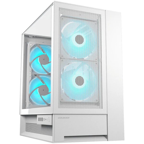 COUGAR OmnyX PC Case, Mid Tower, White ( CGR-2WA3W-RGB ) 