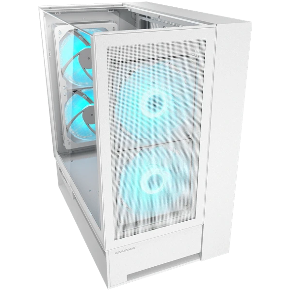 COUGAR OmnyX PC Case, Mid Tower, White ( CGR-2WA3W-RGB ) 