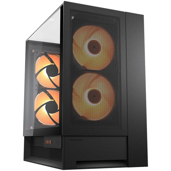 COUGAR OmnyX PC Case, Mid Tower, Black ( CGR-2WA3B-RGB ) 