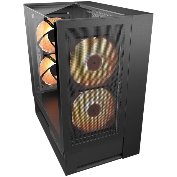COUGAR OmnyX PC Case, Mid Tower, Black ( CGR-2WA3B-RGB ) 