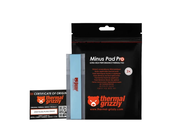 THERMAL GRIZZLY TG Minus Pad Pro - 120x20x1.0 mm termal pad (2pcs) (TG-MP-P-120-20-10-2) 