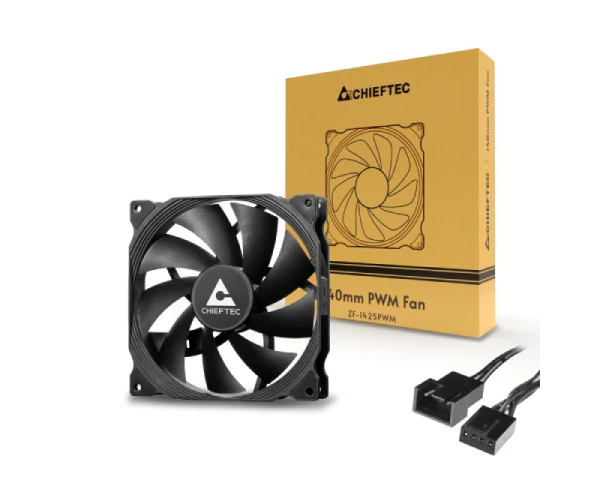 CHIEFTEC Ventilator ZF-1425PWM 140mm x 140mm x 25mm 