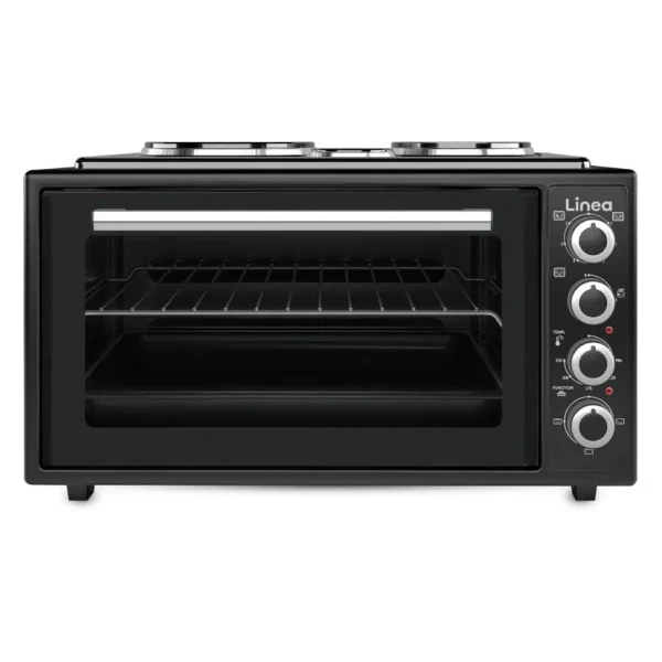 Mini šporet LINEA LMO45-0611 3100W 3 ringle crna
