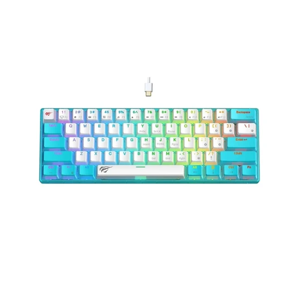 Havit tastatura KB903L plavo-bela