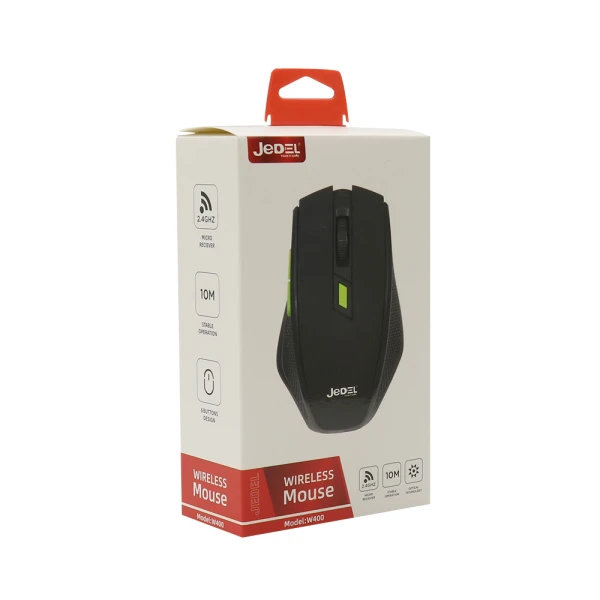 Bezicni mis w400 crni jedel