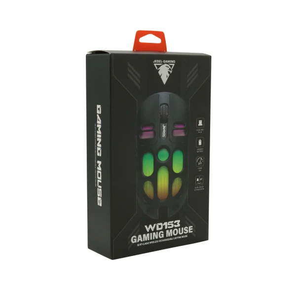 Mis bezicni gaming wireless rechargeable wd153 crni jedel