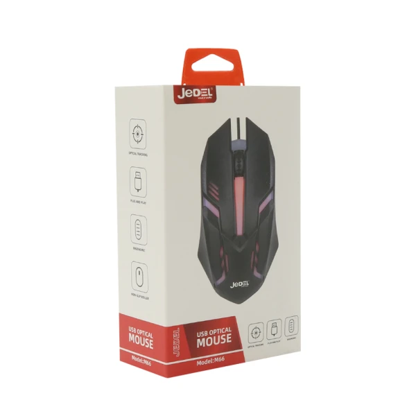Mis gejmerski led m66 crni jedel