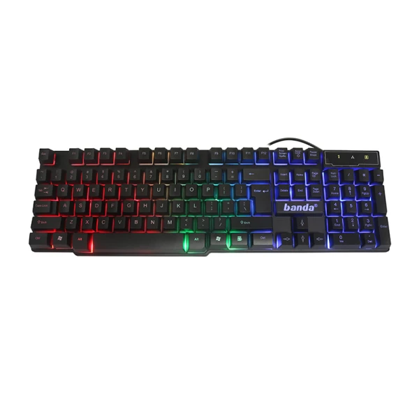 Tastatura gejmerska zicna crna v3 banda