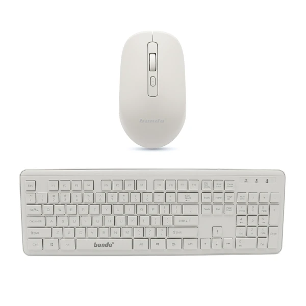 Tastatura i mis bezicni combo set banda c400 beli
