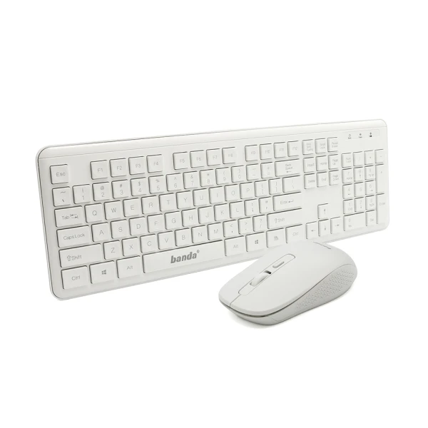 Tastatura i mis bezicni combo set banda c400 beli