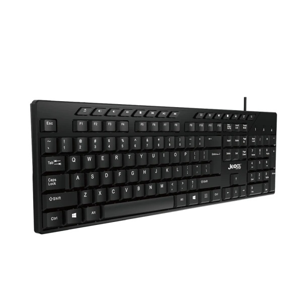 Tastatura kancelarijska k519 crna jedel