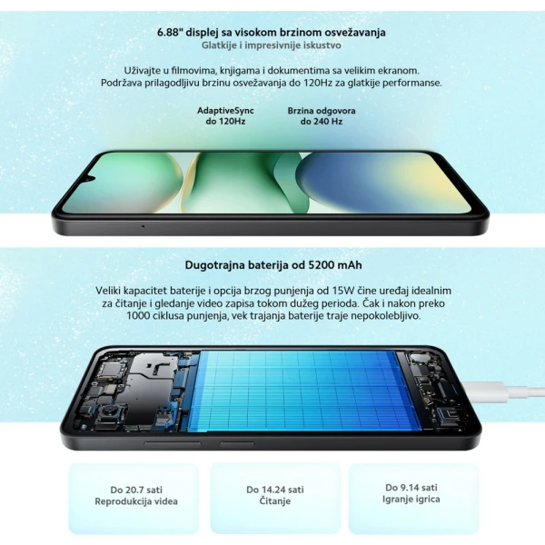 Mobilni telefon Xiaomi Redmi A5 6.88\'' 4/128 crni