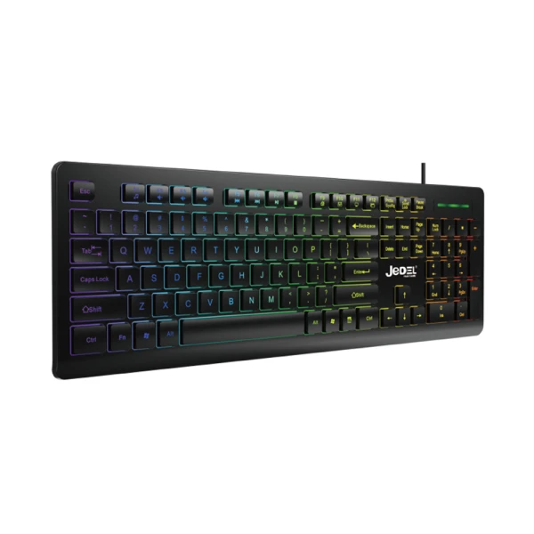 Tastatura gejmerska led light keyboard k510 crna jedel