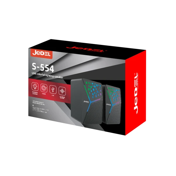 Kompjuterski zvucnici colorfulr s-554 usb crni jedel