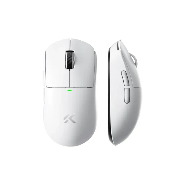 Bežični gaming miš MCHOSE A5 V3 Ultra White /PAW3395/8KHz pooling/Omron Mechanical