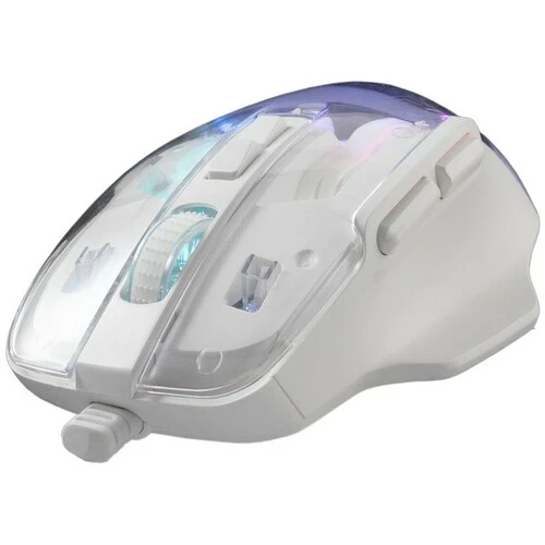 Gaming miš Baracuda ANGLERFISH BGM 062 Transparent/White