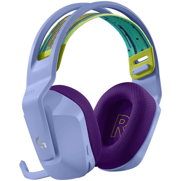 LOGITECH G733 LIGHTSPEED Wireless RGB Gaming Headset - LILAC ( 981-000890 ) 