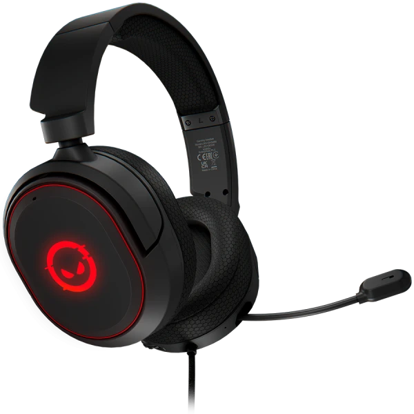 LORGAR Kaya 460, USB Gaming headset with microphone, CM108B, RGB backlight, Plug&Play, USB-A connection cable 2m, fabric ear pads, size: 19