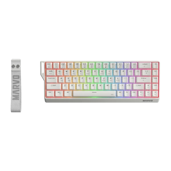 Tastatura USB Marvo Saber KG965W WH