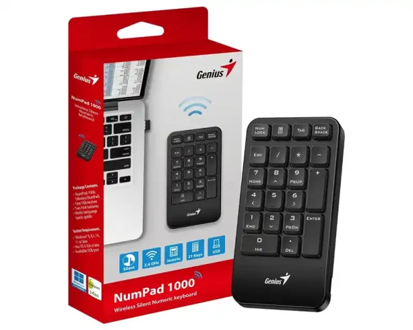 Bežična numerička tastatura Genius Numpad 1000