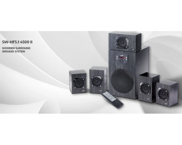 GENIUS SW-HF5.1 4500 v2 crni zvučnici