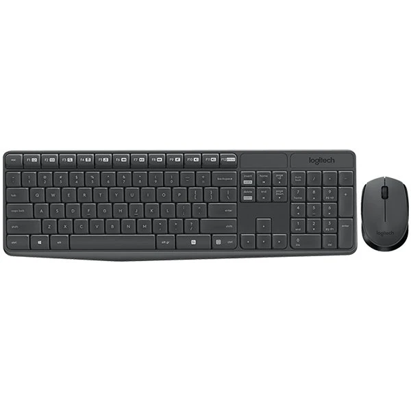 LOGITECH MK235 Wireless Combo - GREY - US INTL ( 920-007931 ) 