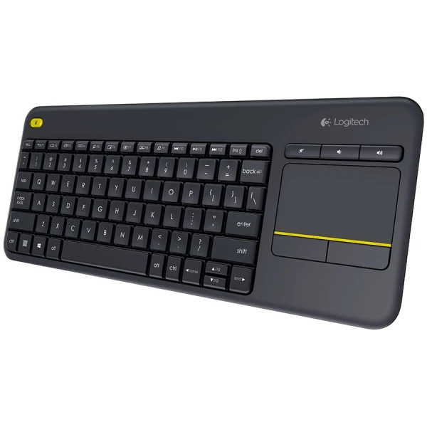 LOGITECH K400 Plus Wireless Touch Keyboard - BLACK - US INTL ( 920-007145 ) 