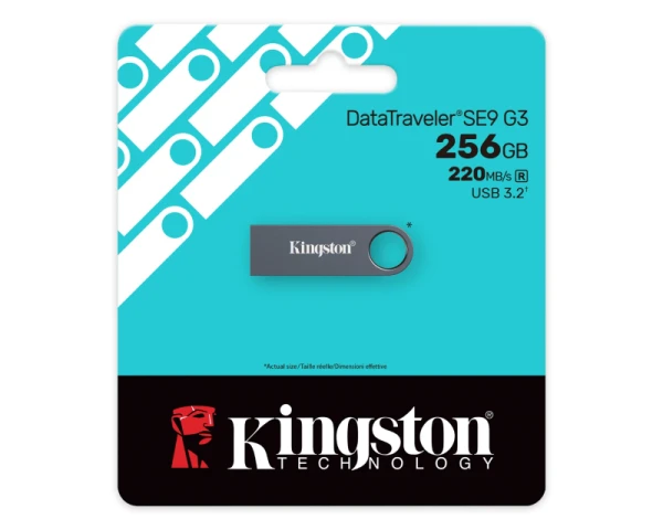 KINGSTON 256GB DataTraveler SE9 G3 USB 3.2 Gen1 KE-U2X256-1AC 