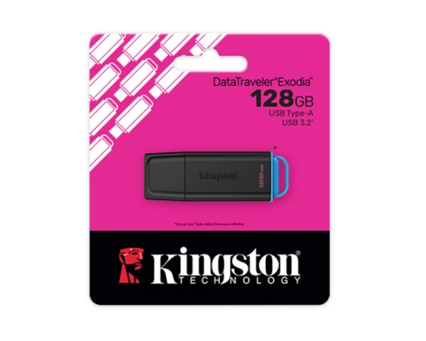 KINGSTON 128GB DataTraveler Exodia USB 3.2 Gen1 DTXG2128GB 