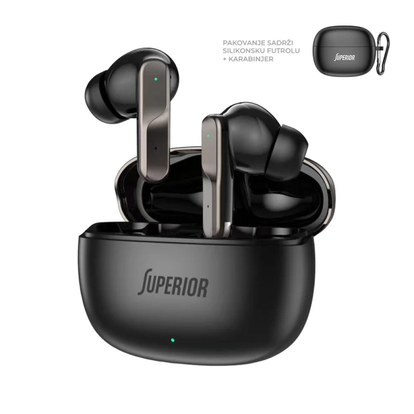 Slusalice bluetooth superior x master 2 enc crne