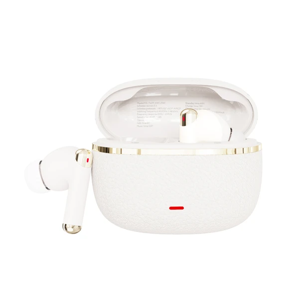 Slusalice bluetooth moxom mx-tw77 anc+enc krem