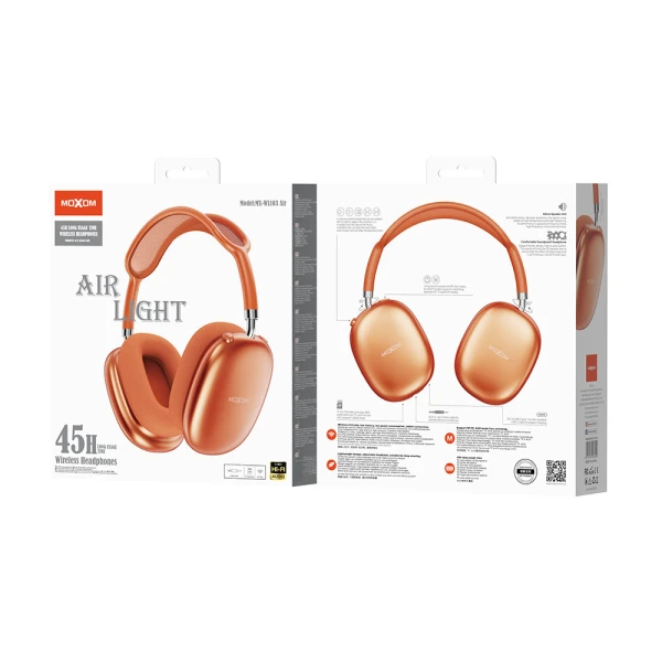 Slusalice bluetooth moxom mx-wl103 air narandzaste
