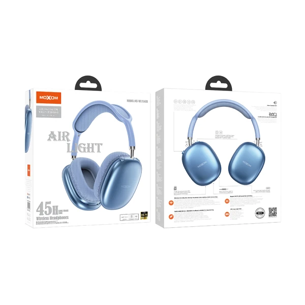 Slusalice bluetooth moxom mx-wl75 air plave