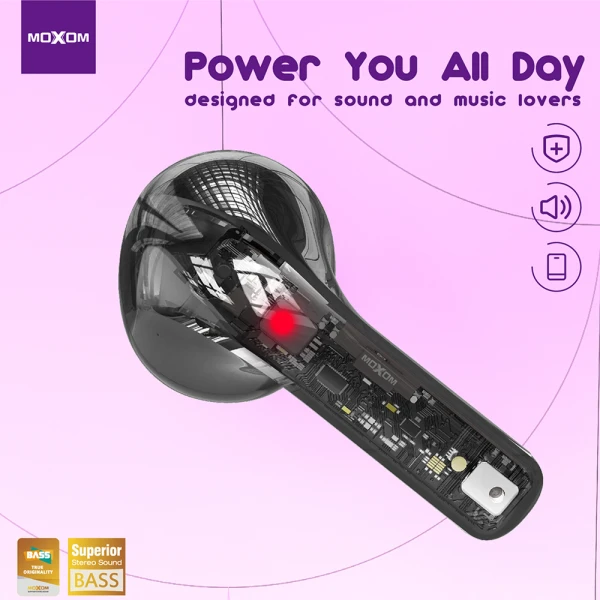 Slusalice bluetooth airpods moxom mx-tw41 crne