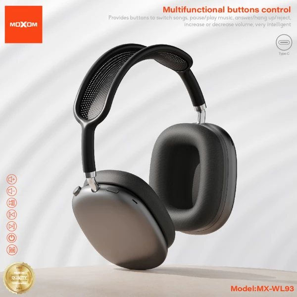 Slusalice bluetooth moxom mx-wl93 midnight