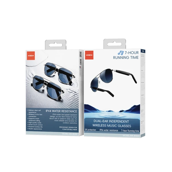 Naocare za sunce moxom mx-bg02 sa slusalicama i mikrofonom