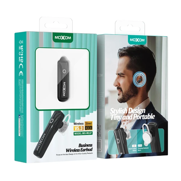 Bluetooth headset (slusalica) moxom mx-wl67 crna
