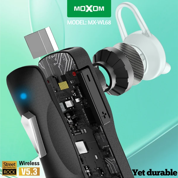Bluetooth headset (slusalica) moxom mx-wl68 crna