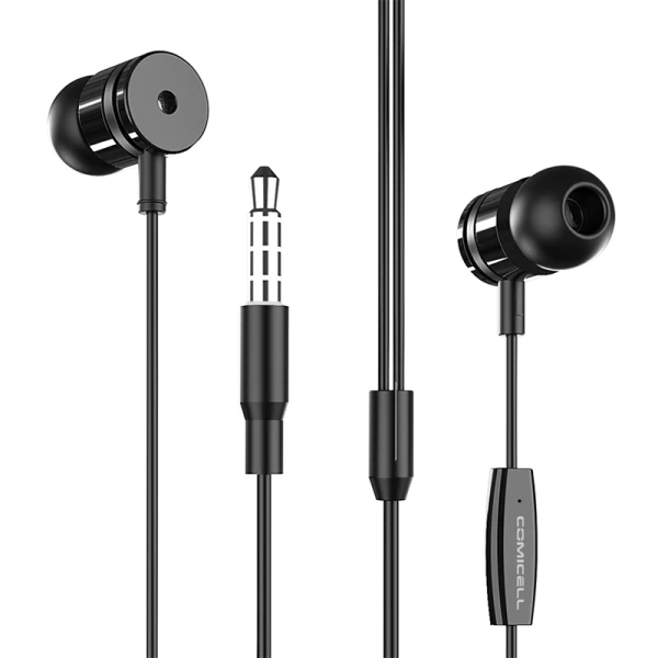 Handsfree slusalice comicell superior co-bm31 univerzalne 3.5 mm crne