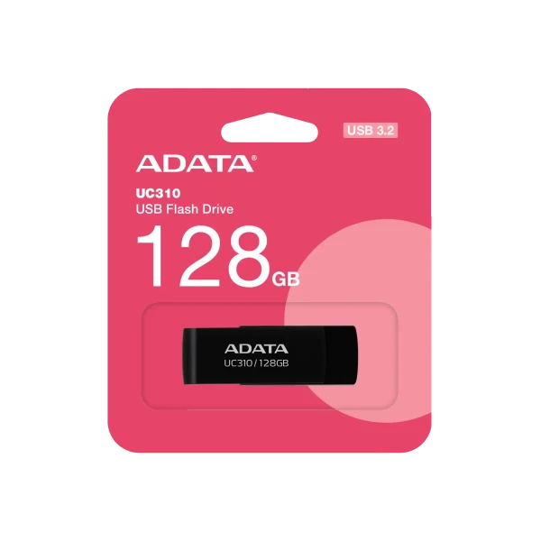USB Flash 128 GB AData 3.2 UC310-128G-RBK