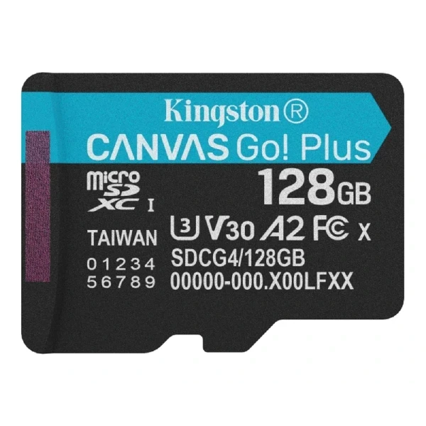 Micro SD Card 128GB Kingston SDCG4/128GBGBSP -  200/160 MB/s