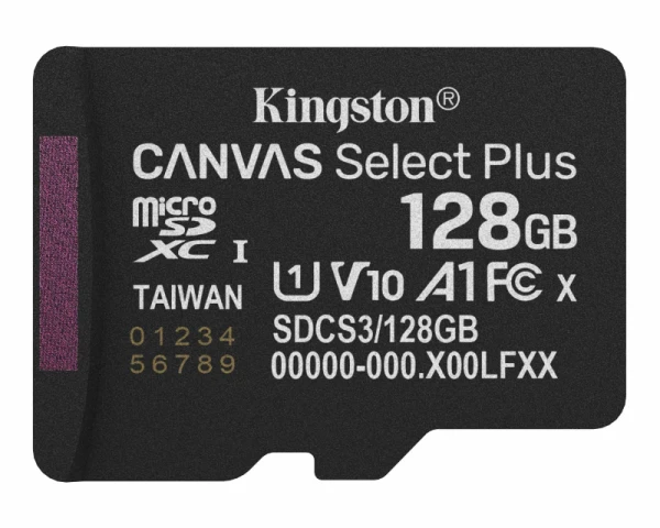 KINGSTON Memorijska kartica U1 V10 SDXC 128GB Canvas Select Plus G3 150R A1 SDCS3/128GBSP