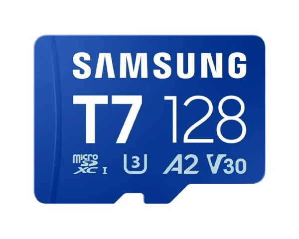 SAMSUNG T7 Memorijska kartica microSDXC UHS-I U3 V30 A2 128GB MB-MB128T