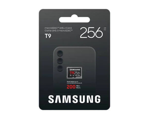 SAMSUNG T9 Memorijska kartica microSDXC UHS-I U3 V30 A2 256GB MB-MH256T