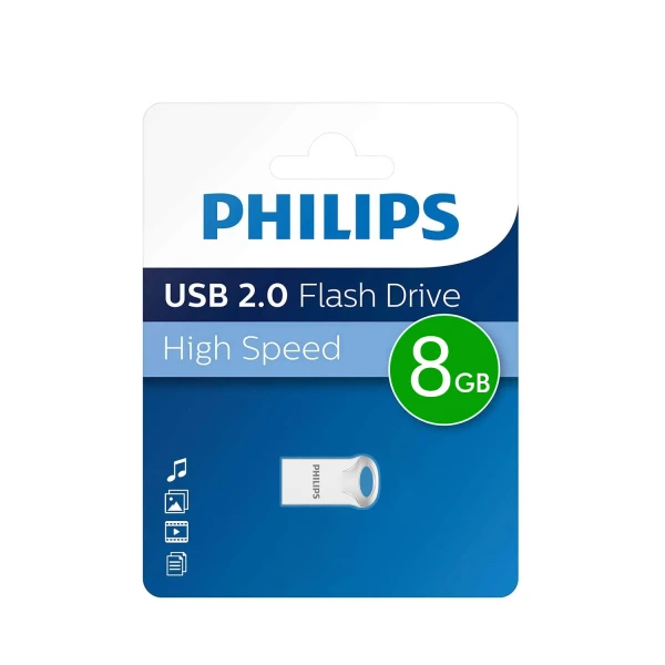 Usb flash memorija philips 2.0 8gb single port ( fm20ua008s/93)