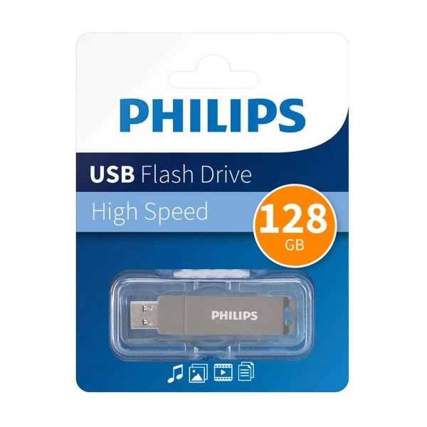 Usb flash memorija philips 60ut 3.2 dual port usb-a + type c 128gb