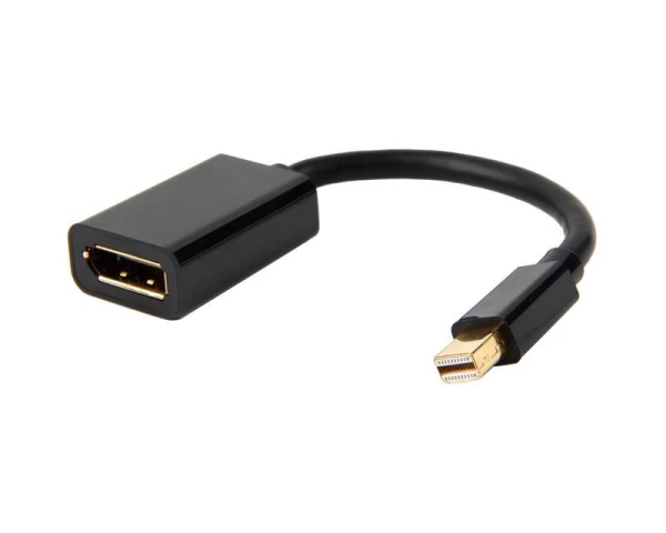 E-GREEN Adapter Mini Display port (M) - Display Port (F) crni 